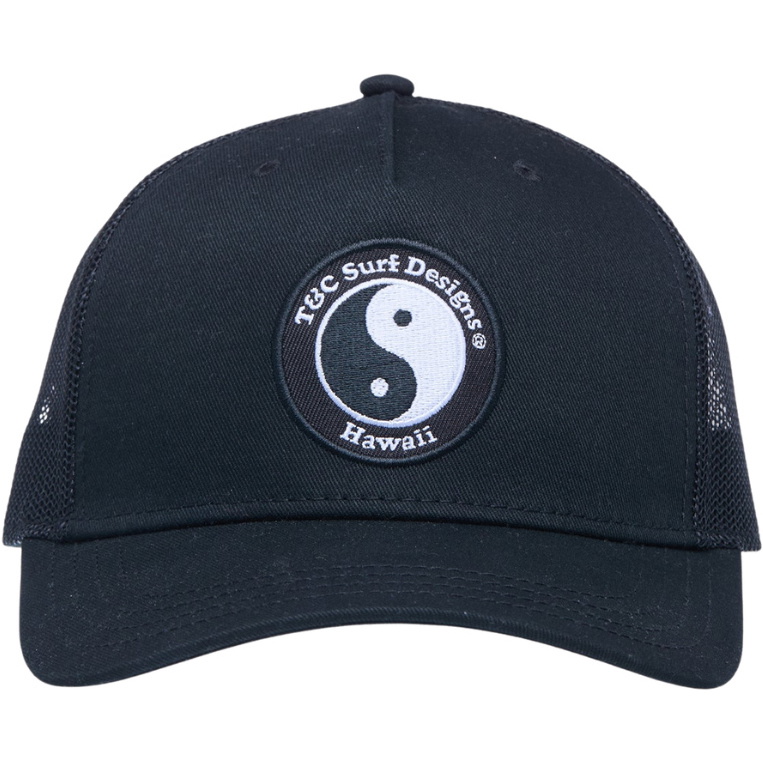 2026 T & C Surf Designs Mens YY Plain Trucker Cap TA7CA - Black